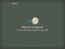 Tablet Screenshot of aparimit.com